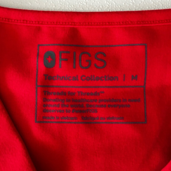 Figs Red Scrub Set - Picture 8 of 11